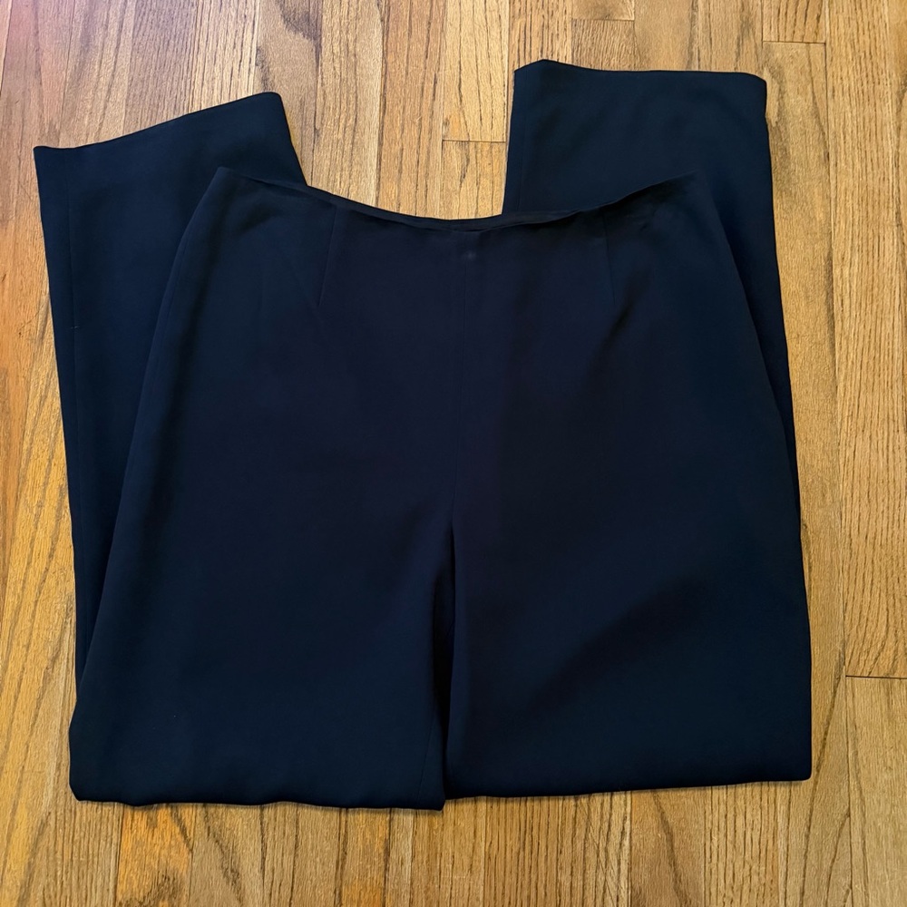 Bloomingdale's Black Straight-Leg Women's Dress Pants